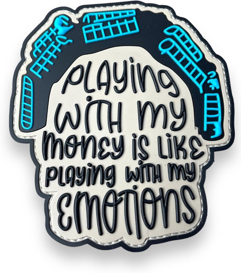 Jestik PVC Patch, Funny Patches, Humorous Tactical Morale Patch with Hook and Loop Fastener, Cute Patches for Backpacks, Military Uniforms, Jeans, Jackets, Vests, Hats & More - Big Worm Money Emotions - Image 2